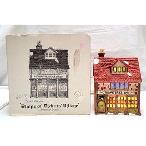 Vintage Dept 56 Dickens' Village Series CROWNTREE INN #65153 Retired